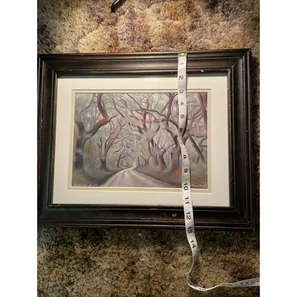 Nina Uccello Edists Island SC Framed Art Signed - Picture 6 of 6